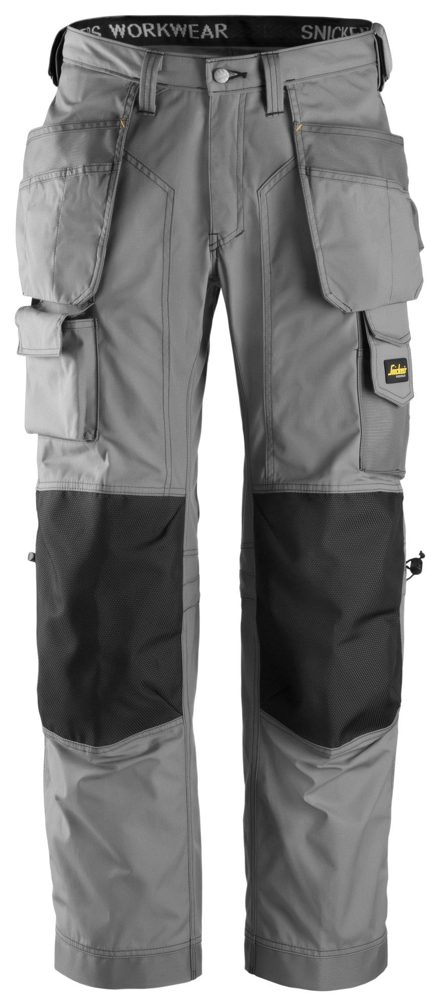 Snickers Workwear - 3223 Pantalones largos de solador Rip - Stop grises con bolsillos flotantes - Ferrotecnia