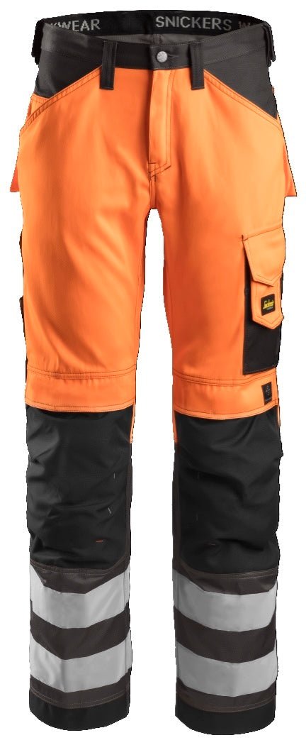 Snickers Workwear - 3333 Pantalón Alta Visibilidad Clase 2 naranja / gris antracita - Ferrotecnia