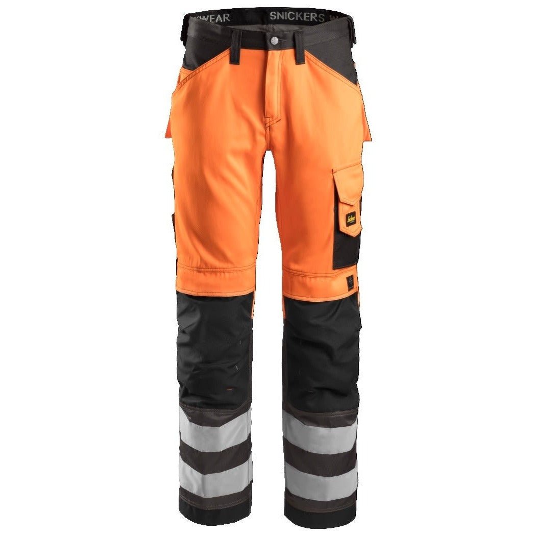 Snickers Workwear - 3333 Pantalón Alta Visibilidad Clase 2 naranja / gris antracita - Ferrotecnia