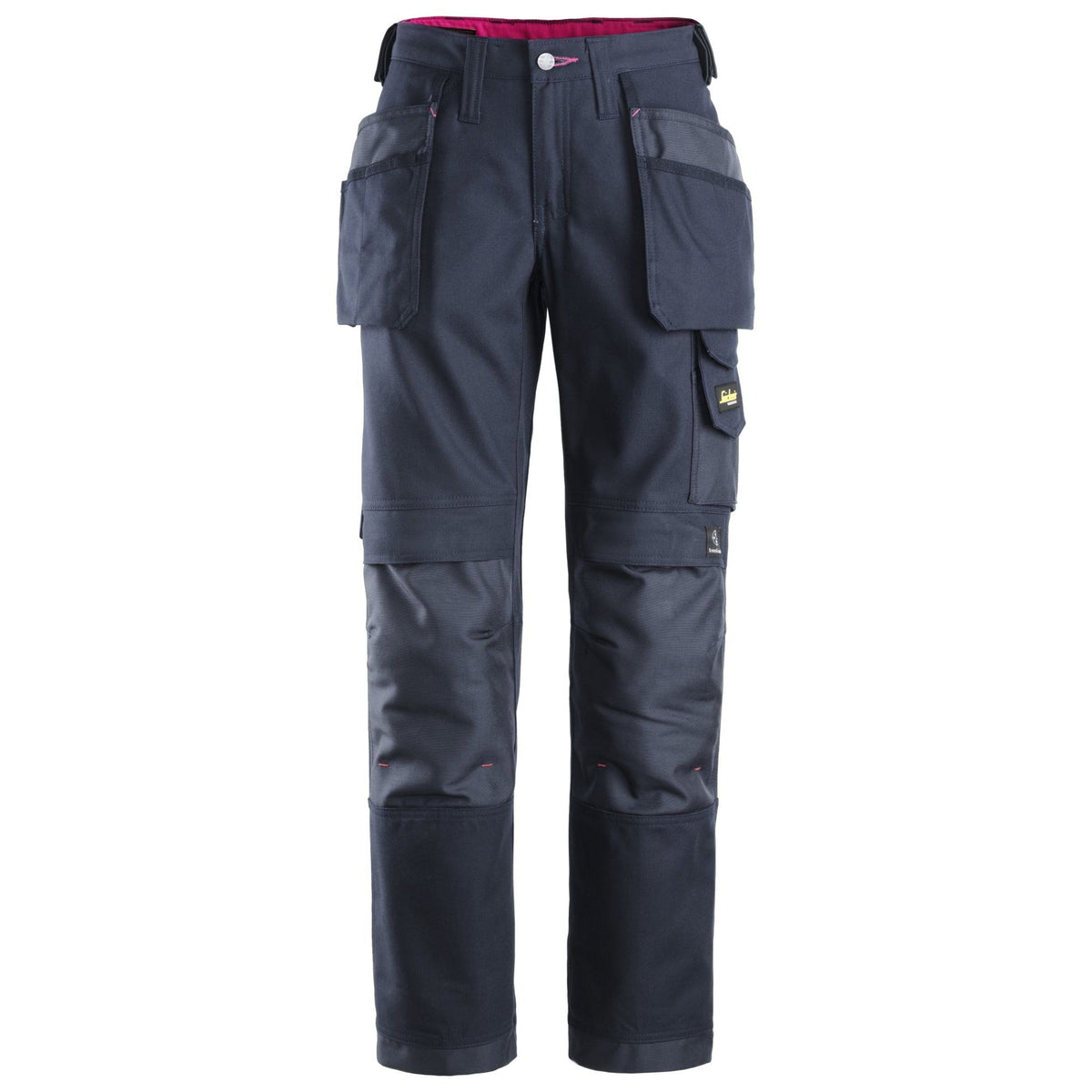 Snickers Workwear 37149595040 - 3714 Pantalón largo Canvas+ Mujer con bolsillos flotantes azul marino talla 40 - Ferrotecnia