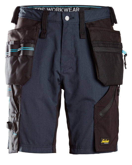 Snickers Workwear 61109504050 - 6110 Pantalones cortos de trabajo con bolsillos flotantes LiteWork 37.5® azul marino - negro talla 50 - Ferrotecnia