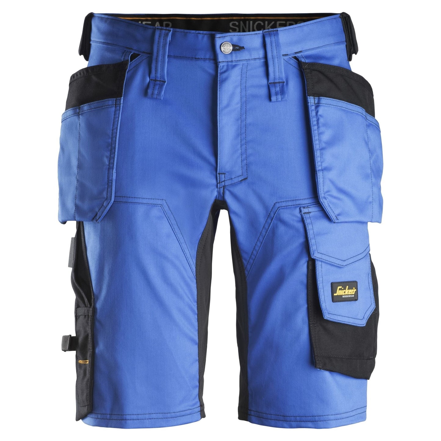 Snickers Workwear 61415604044 - Short extensible AllroundWork + poches flottantes True Blue-Black Taille 44