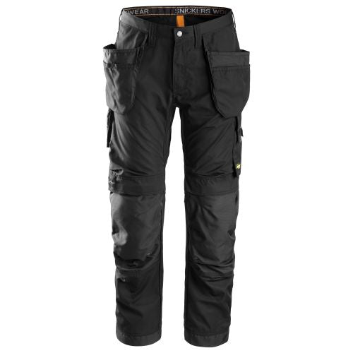 Snickers Workwear 62010404250 - 6201 Pantalón largo AllroundWork con bolsillos flotantes negro talla 250 - Ferrotecnia