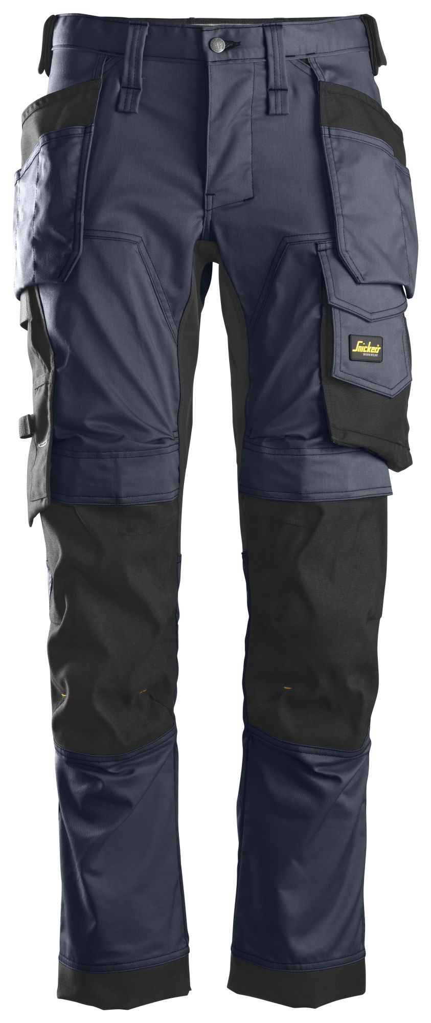 Snickers Workwear 62419504196 - Pantalón elástico AllroundWork con bolsillos flotantes Azul Marino - Negro talla 196 - Ferrotecnia