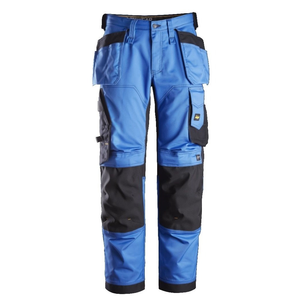 Snickers Workwear 62515604050 - Pantalon stretch ample AllroundWork avec poches flottantes bleu-noir taille 050