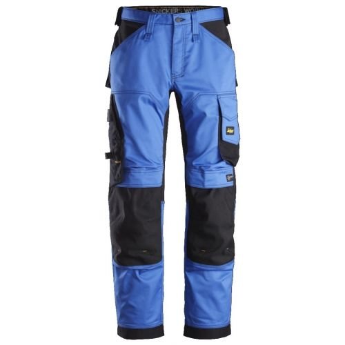 Snickers Workwear 63515604048 - Pantalon elastico ajuste holgado AllroundWork azul - negro talla 048 - Ferrotecnia