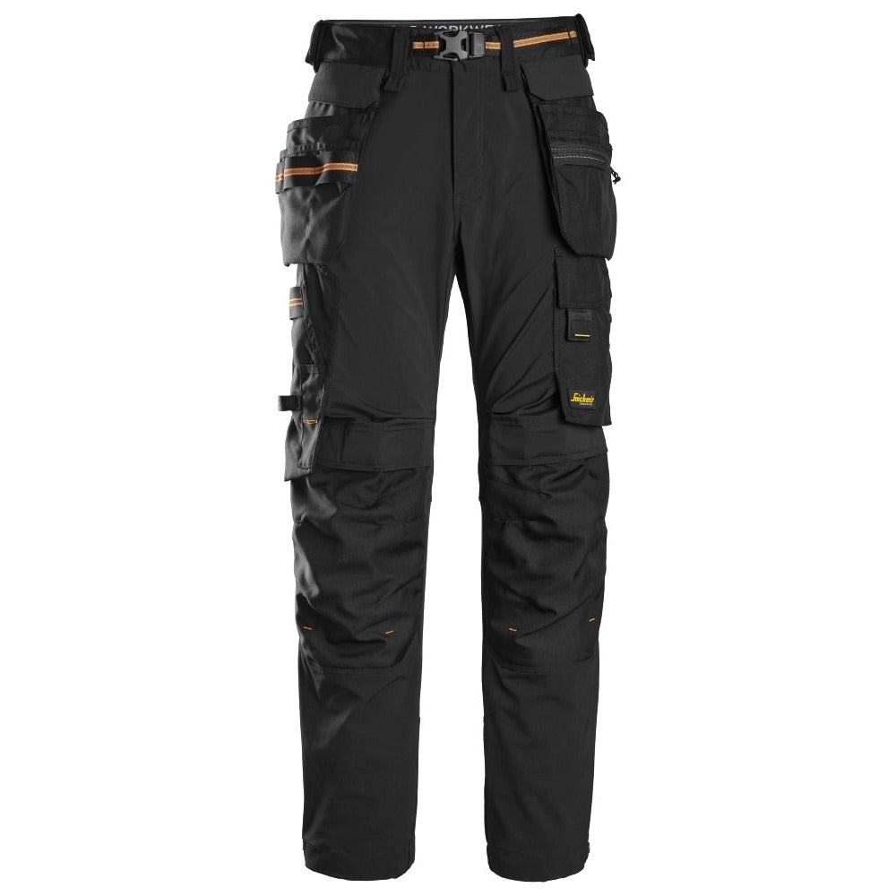 Snickers Workwear 65150404050 - 6515 Pantalones largos de trabajo cortaviento GORE® Windstopper® AllroundWork negro talla 50