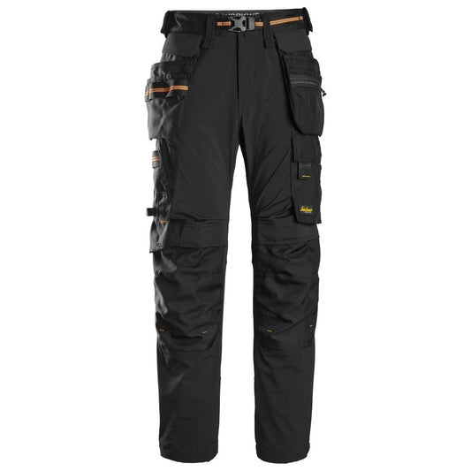 Snickers Workwear 65150404050 - 6515 GORE® Windstopper® AllroundWork Windproof Long Trousers, Black, Size 50