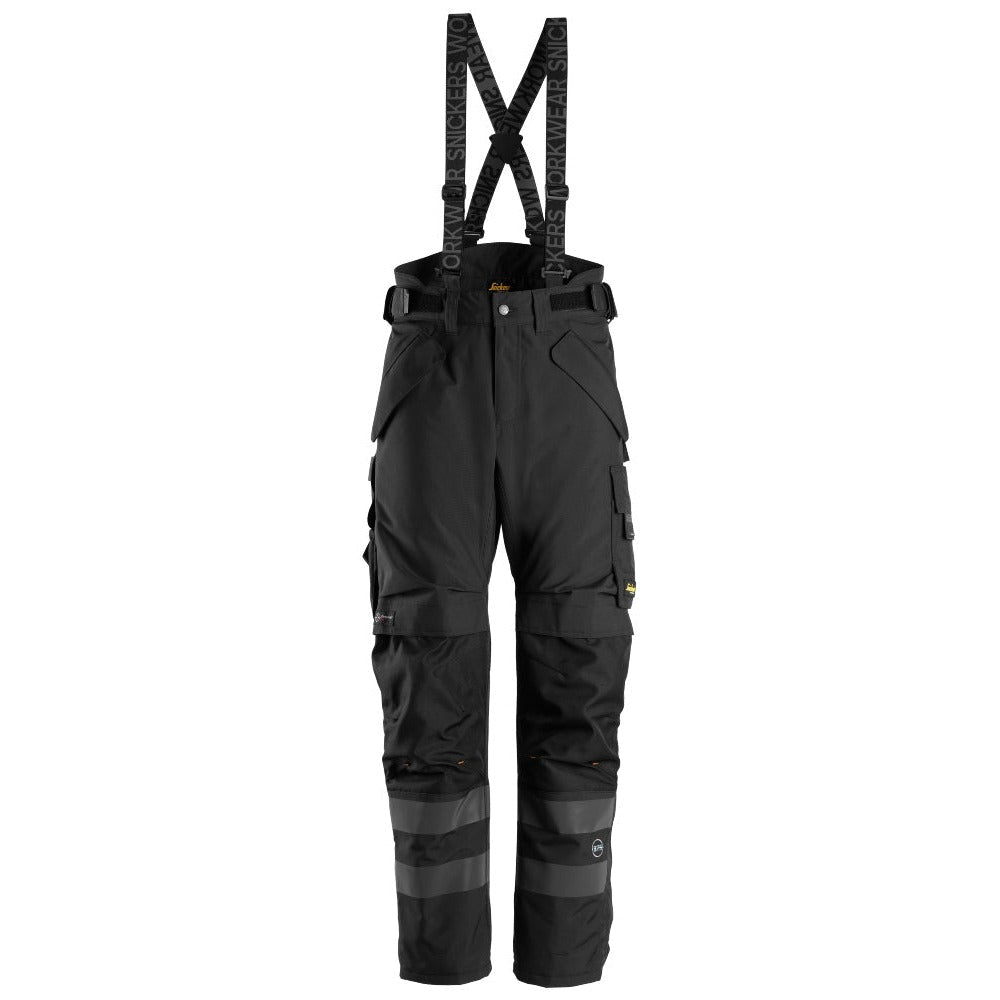 Snickers Workwear - 6620 Pantalones largos de trabajo impermeables 37.5® acolchados con doble capa AllroundWork negro - Ferrotecnia