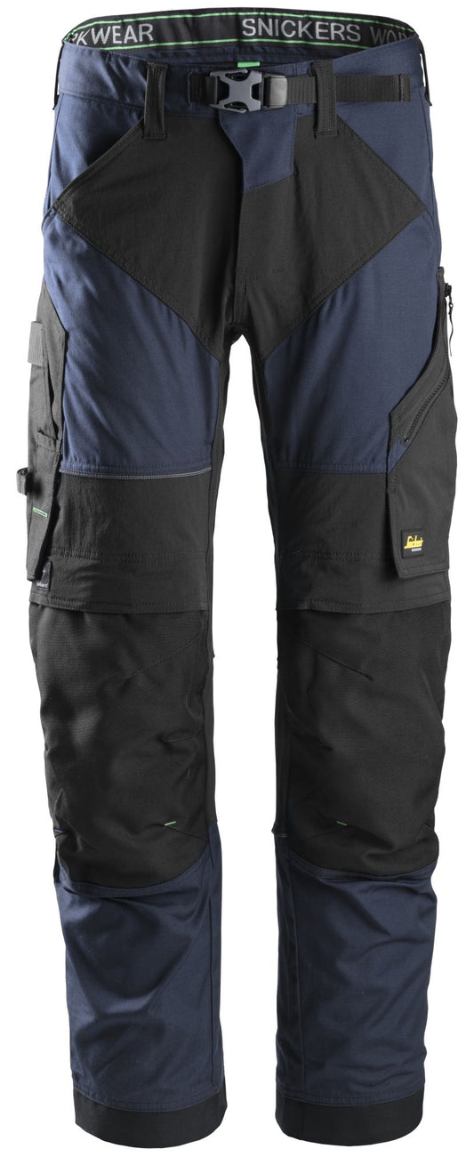 Snickers Workwear - 6903 Pantalones largos de trabajo FlexiWork azul marino/ negro - Ferrotecnia