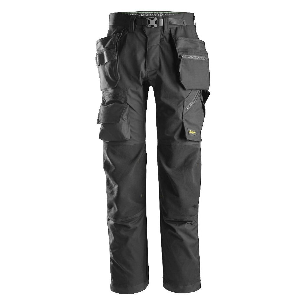 Snickers Workwear 69230404112 - Pantalon noir à poches flottantes FlexiWork+ taille 112