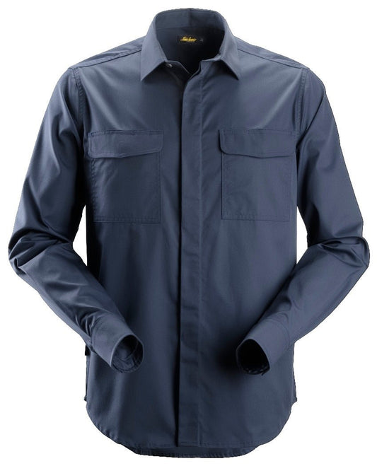 Snickers Workwear - 8510 Camisa Servicios manga larga Azul marino - Ferrotecnia