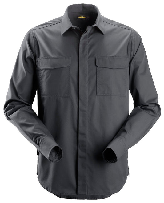 Snickers Workwear - 8510 Camisa Servicios manga larga Gris acero - Ferrotecnia
