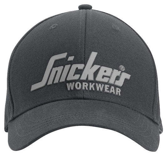 Snickers Workwear - 9041 Gorra con logo 3D Gris Acero - Ferrotecnia