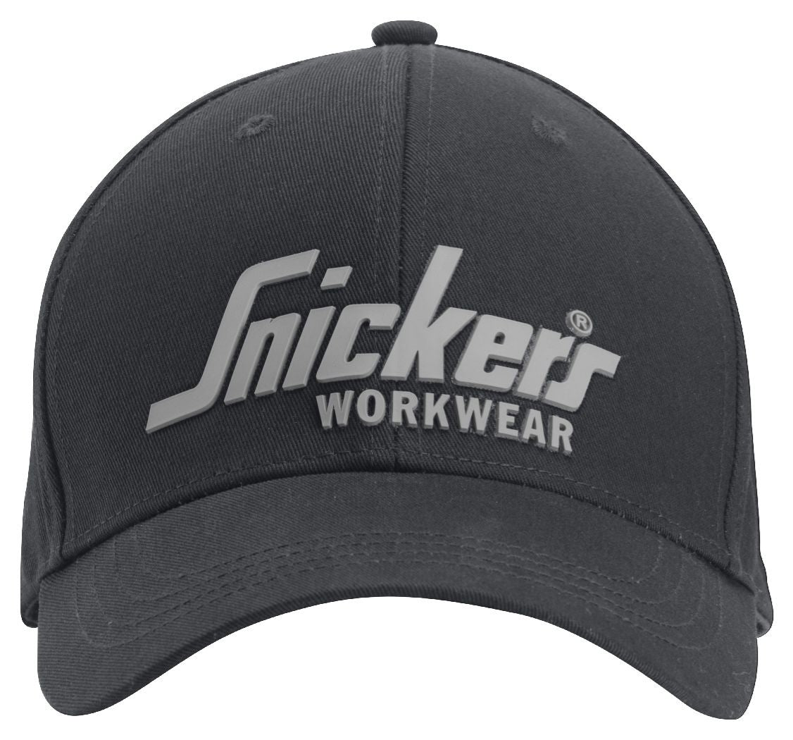 Snickers Workwear - 9041 Gorra con logo 3D Negro - Ferrotecnia