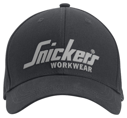 Snickers Workwear - 9041 Gorra con logo 3D Negro - Ferrotecnia