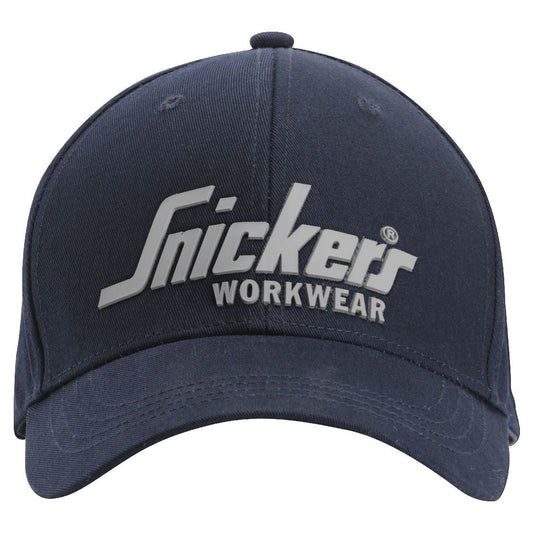Snickers Workwear 90419504000 - 3D Logo Cap Navy/Black One Size