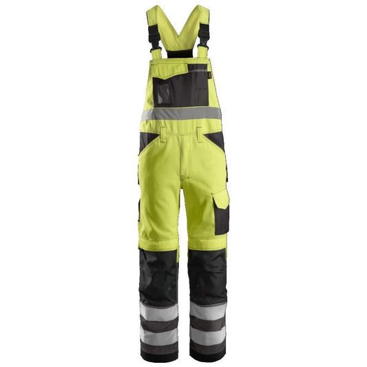 Snickers Workwear - 0113 Peto Alta Visibilidad Clase 2 Amarillo / Gris antracita