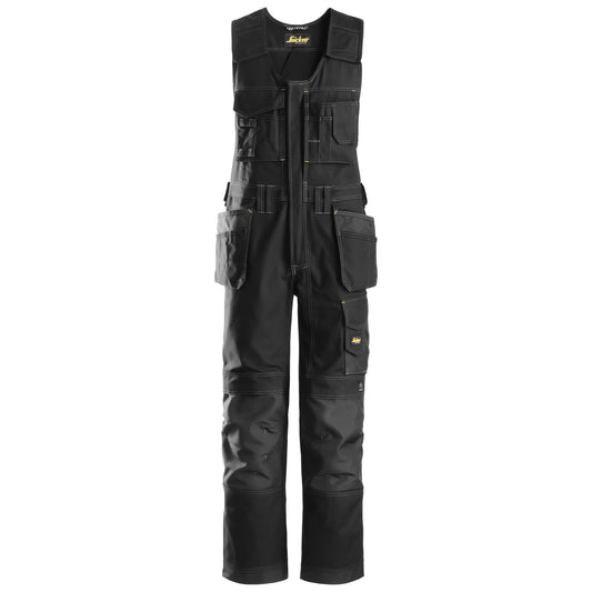 Snickers Workwear - 0214 Peto con bolsillos flotantes Canvas+ Negro
