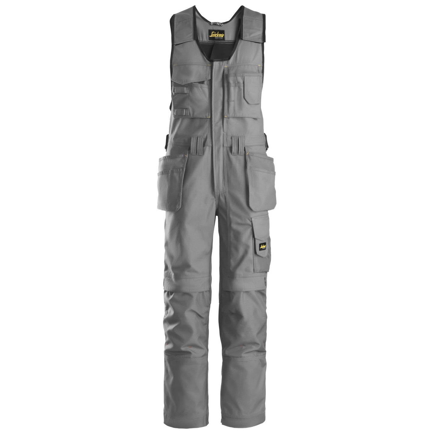 Snickers Workwear - 0214 Peto con bolsillos flotantes Canvas+ Gris