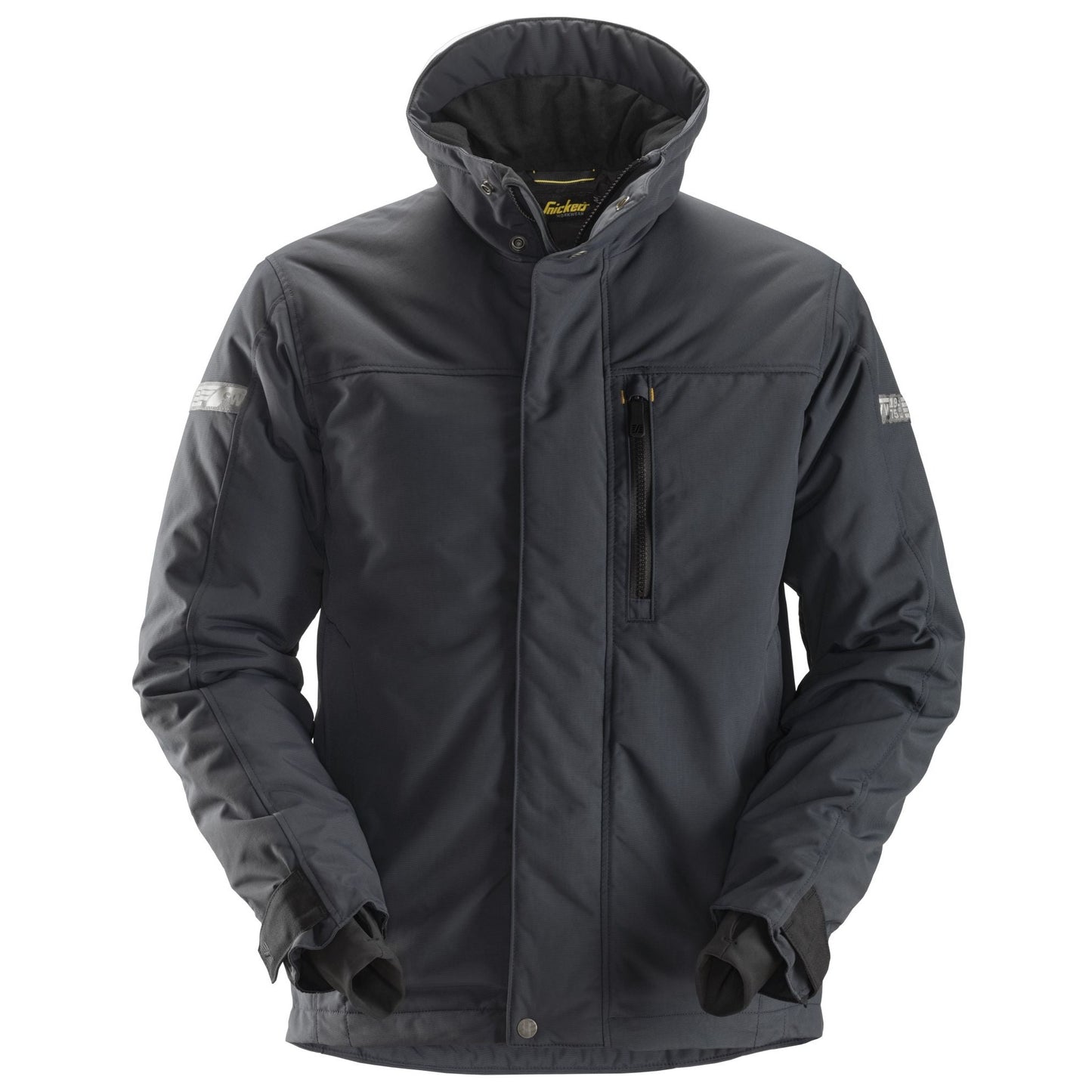 Snickers Workwear - 1100 Chaqueta de invierno AllroundWork 37.5® gris acero/ negro