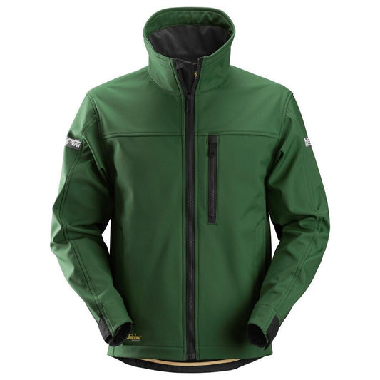 Snickers Workwear - 1200 Soft Shell AllroundWork Jacket Forest Green-Black