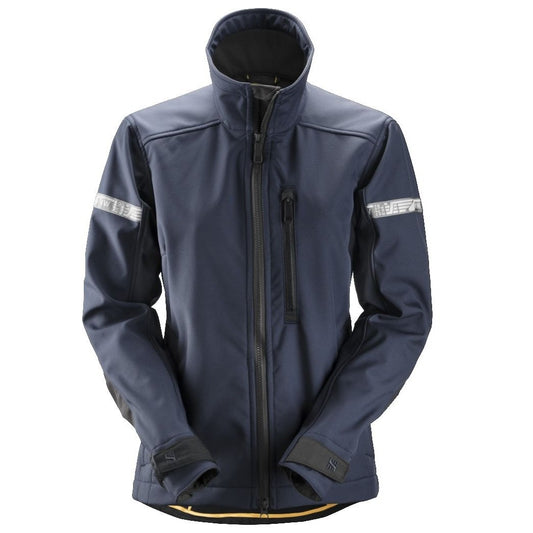 Snickers Workwear - 1207 Women's AllroundWork Softshell Jacket, Navy/Black