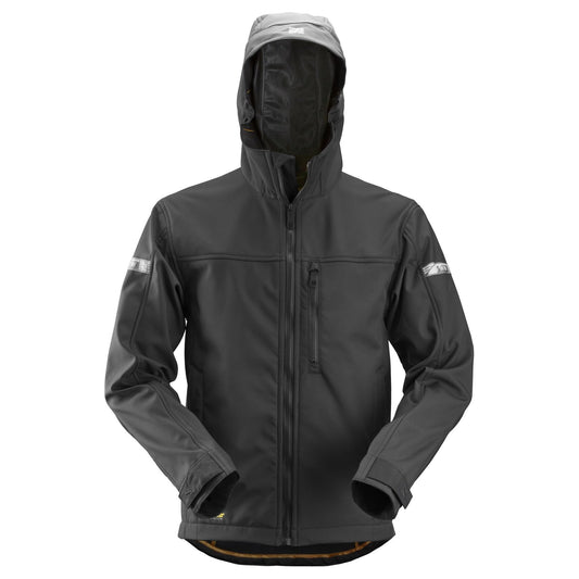 Snickers Workwear - 1229 AllroundWork Hooded Softshell Jacket Black