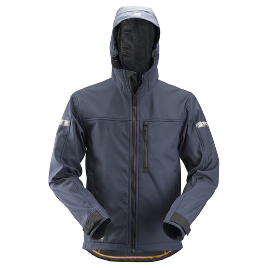 Snickers Workwear - 1229 AllroundWork Hooded Softshell Jacket - Navy/Black