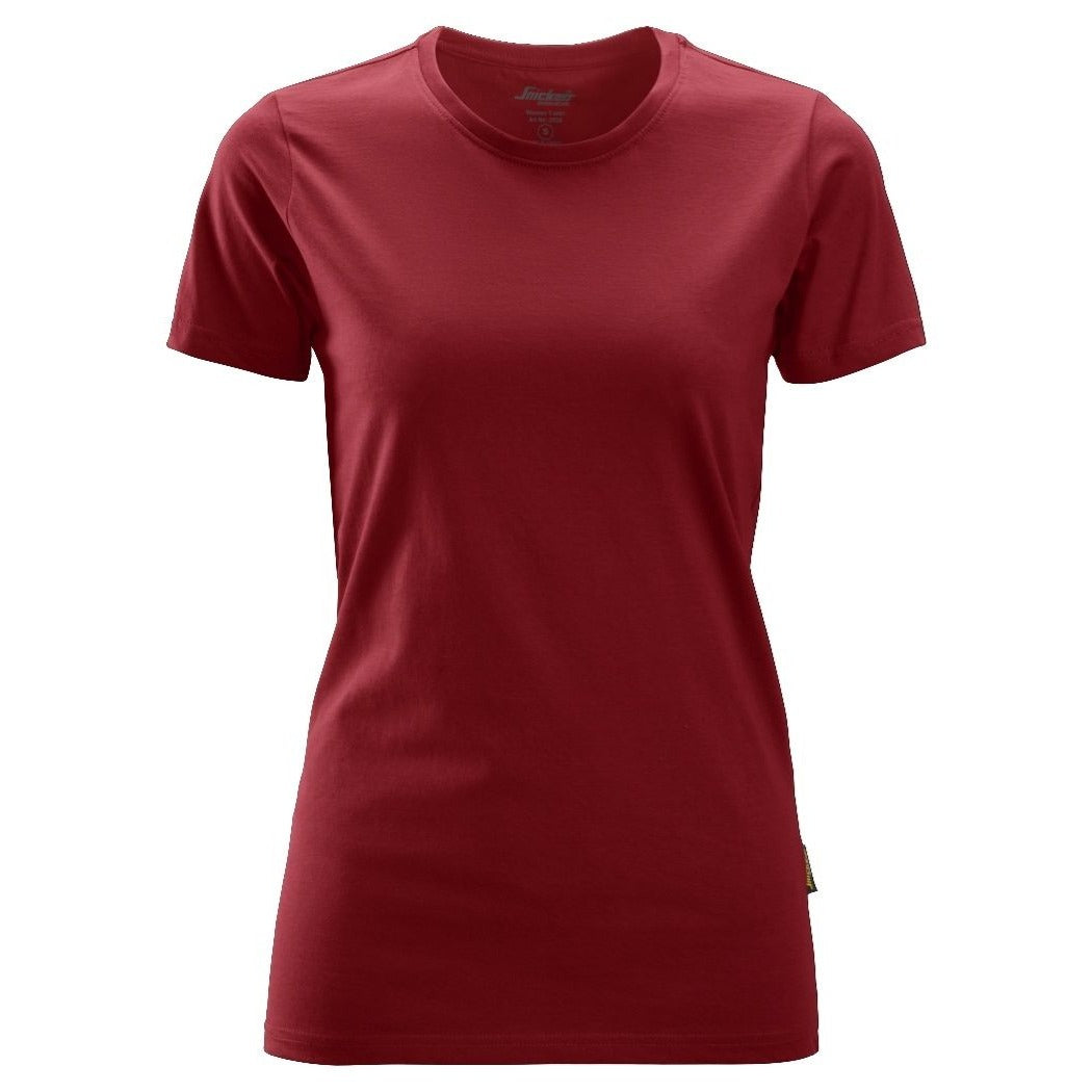 Snickers Workwear - 2516 Camiseta de manga corta para mujer rojo