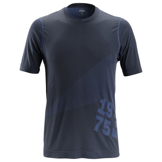 Snickers Workwear - 2519 Camiseta de manga corta FlexiWork 37.5® Tech Azul marino