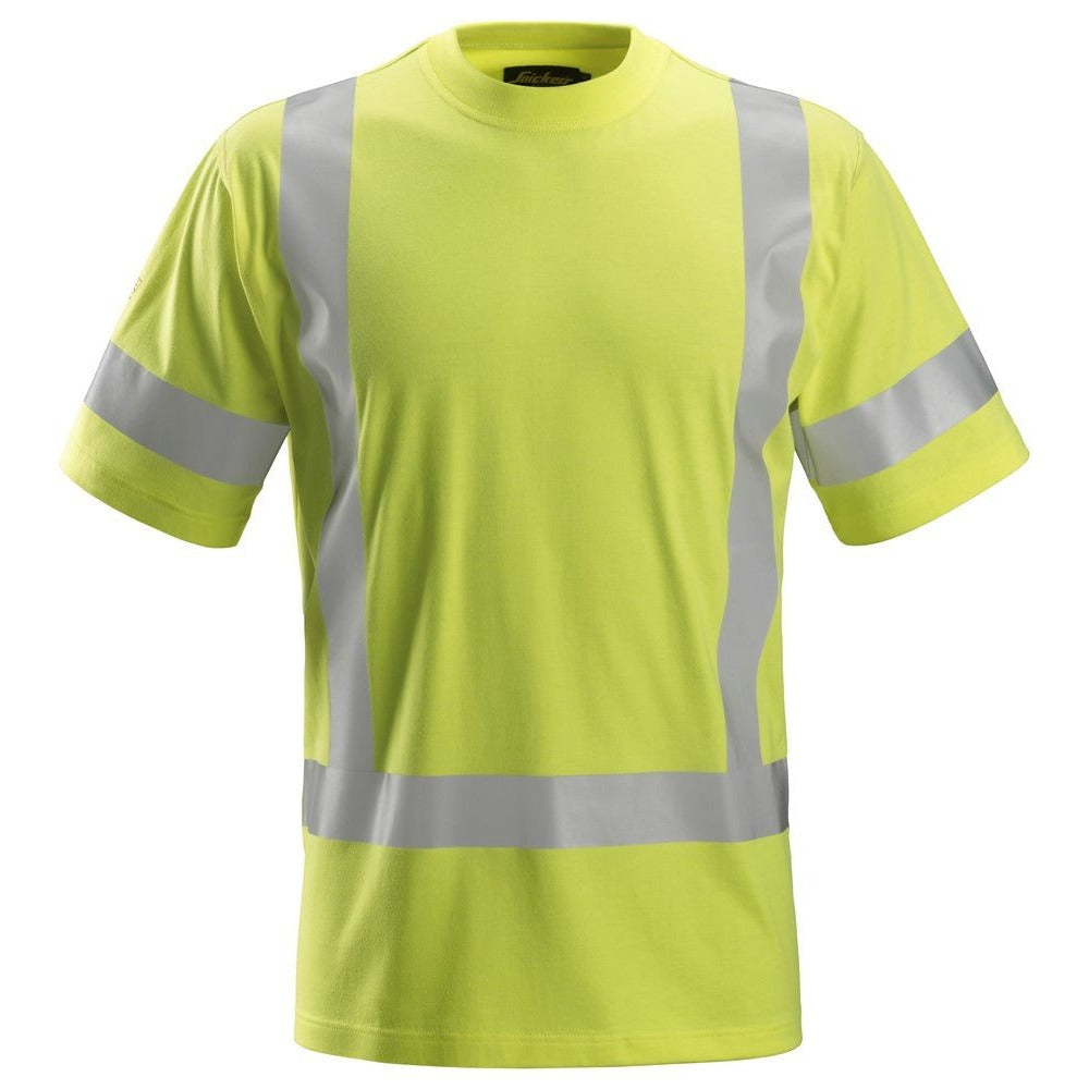 Snickers Workwear - 2562 ProtecWork Class 3 High Visibility Short Sleeve T-Shirt, Yellow