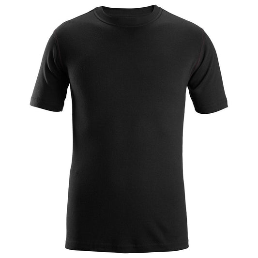 Snickers Workwear - 2563 Camiseta de manga corta con cuello redondo ProtecWork negro