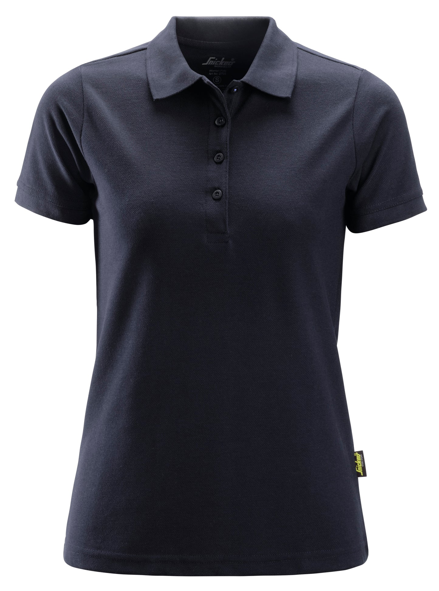 Snickers Workwear 2702 Polo de manga corta para mujer azul marino