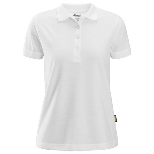 Snickers Workwear - 2702 Polo de manga corta para mujer blanco