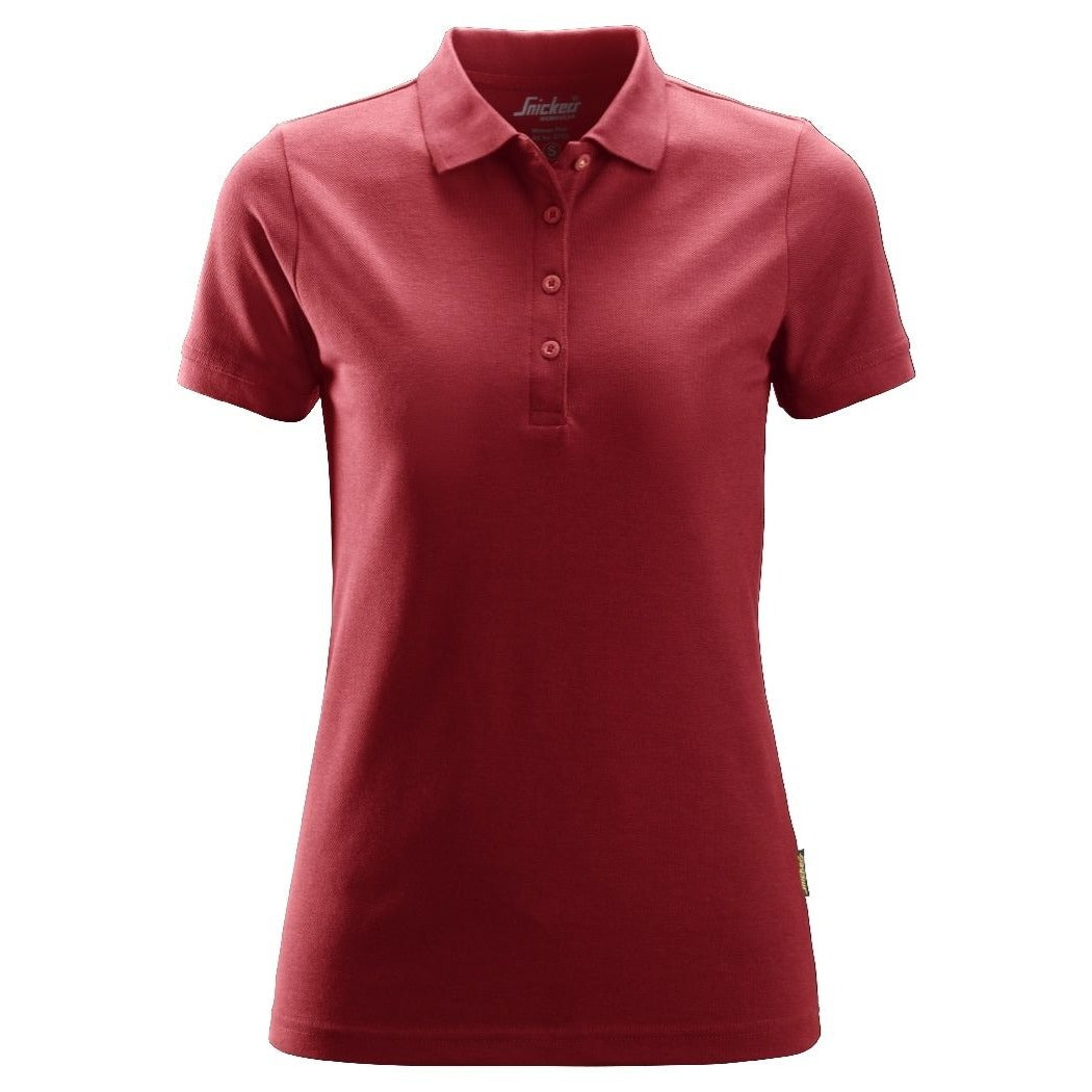 Snickers Workwear - 2702 Women's Short-Sleeved Polo Shirt, Red