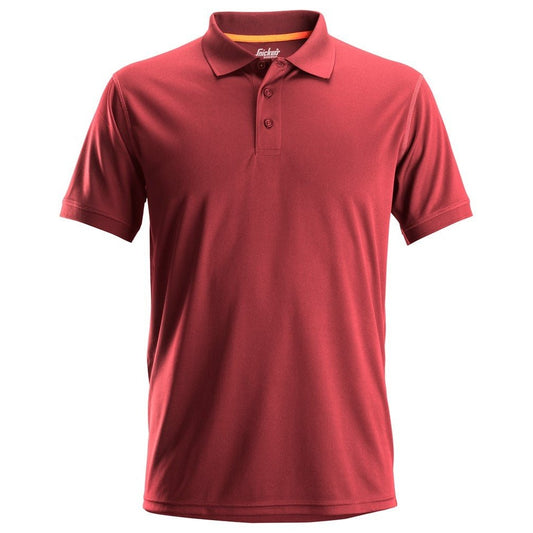 Snickers Workwear - 2721 Polo de manga corta AllroundWork rojo