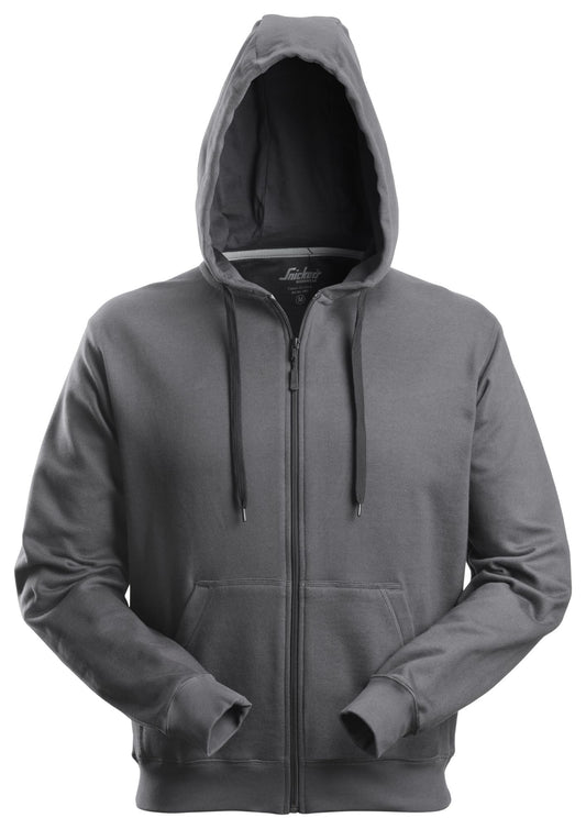 Snickers Workwear 2801 Sudadera clásica con capucha y cremallera completa gris acero