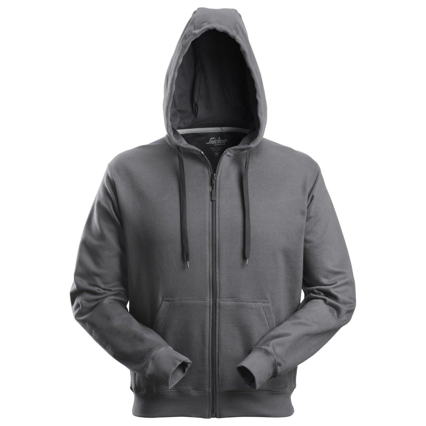Snickers Workwear - 2801 Classic Full Zip Hooded Sweatshirt in Steel Grey