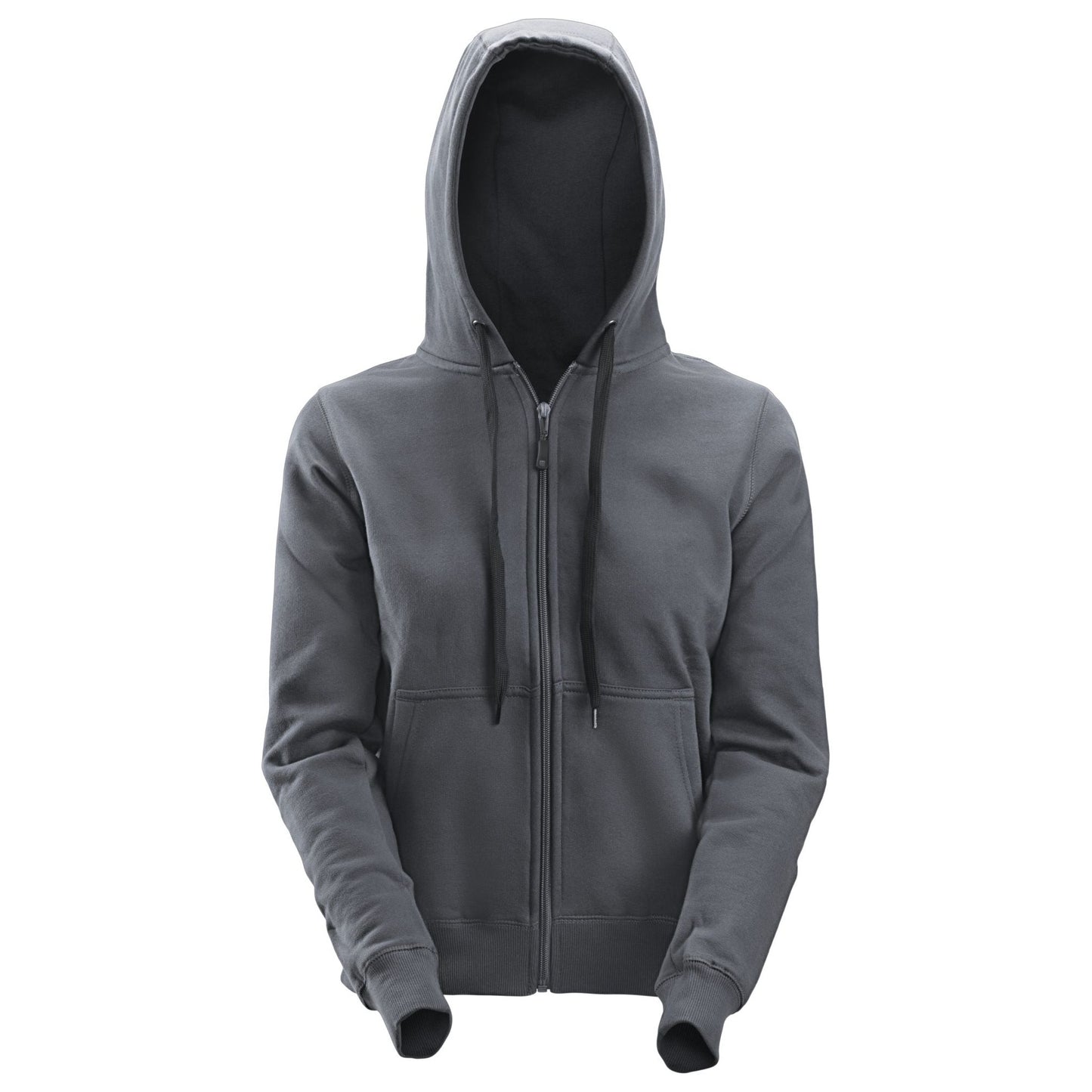 Snickers Workwear - 2806 Sudadera mujer con capucha y cremallera completa gris acero