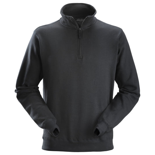 Snickers Workwear - 2818 Black Half Zip Sweatshirt