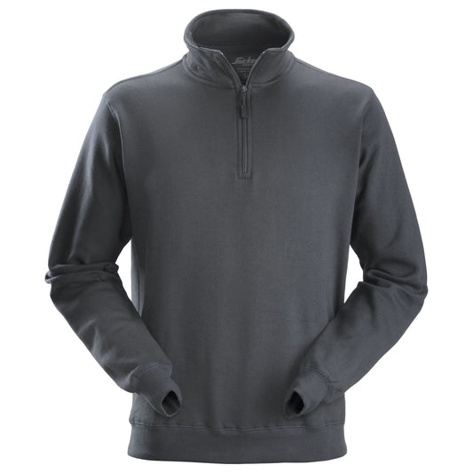 Snickers Workwear - 2818 Steel Grey Half Zip Sweatshirt