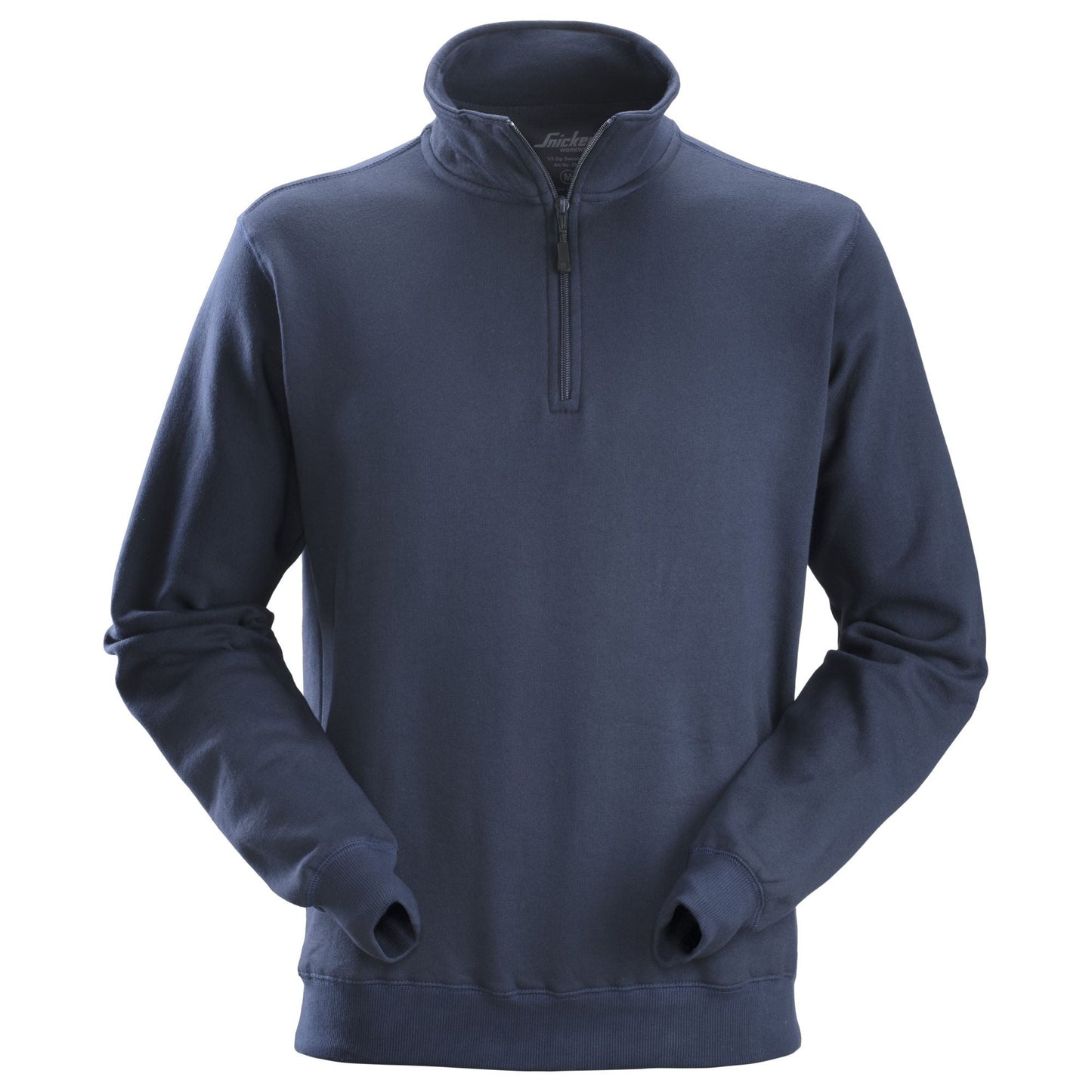 Snickers Workwear - 2818 Sudadera con media cremallera azul marino