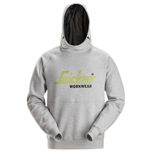 Snickers Workwear - 2845 Sudaderas con capucha y logo color gris jaspeado