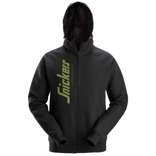Snickers Workwear - 2846 Sudaderas con cremallera y capucha color negro