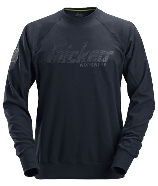 Snickers Workwear 28829500005 - Sudadera Logo 3D azul marino T.M