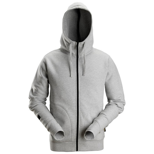 Snickers Workwear - 2890 Sudadera con capucha y cremallera completa AllroundWork gris jaspeado