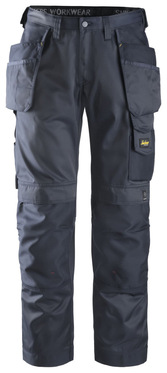 Snickers Workwear 32129595050 - 3212 Pantalón largo DuraTwill con bolsillos flotantes azul marino talla 50