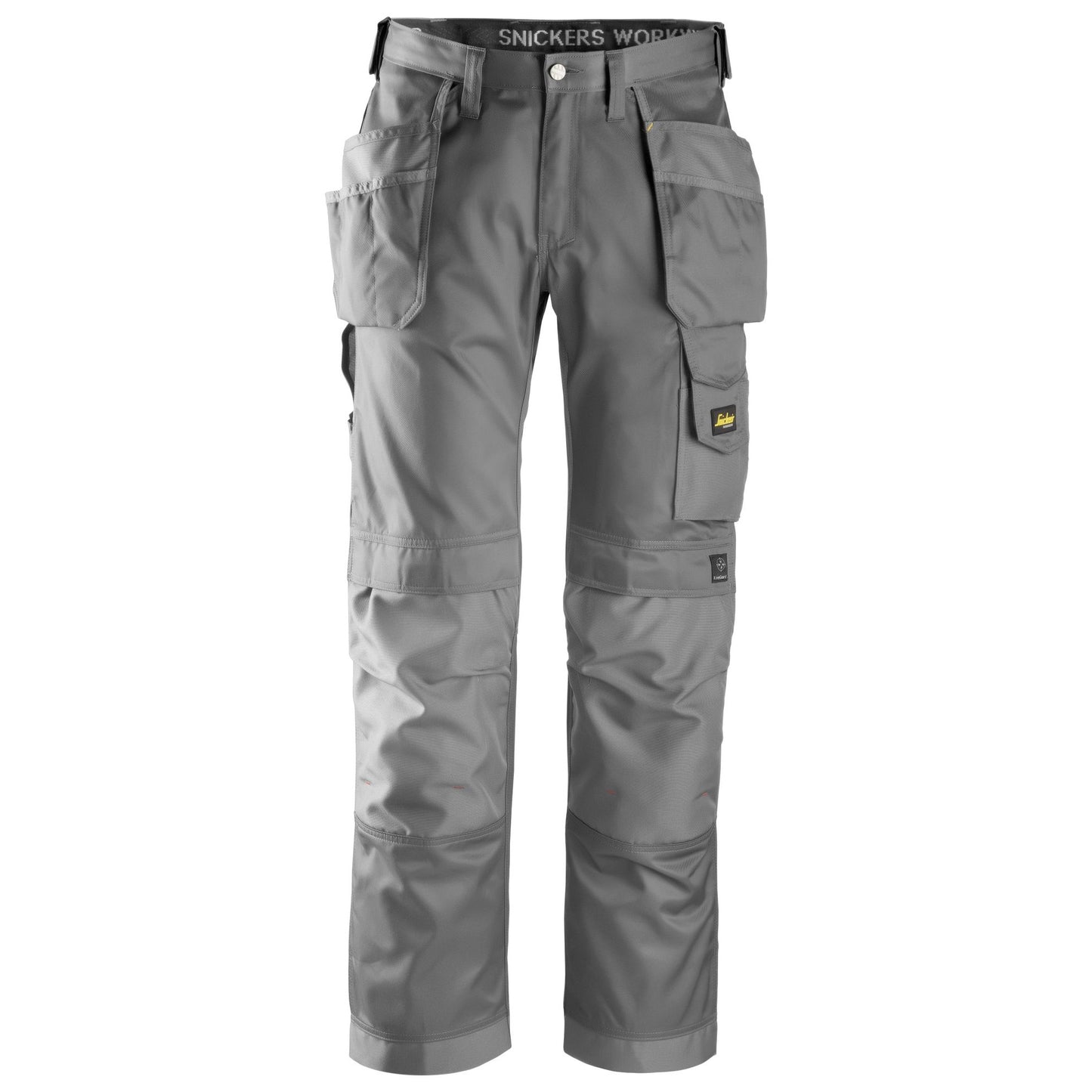 Snickers Workwear - 3212 DuraTwill Long Work Trousers with Floating Pockets, Grey