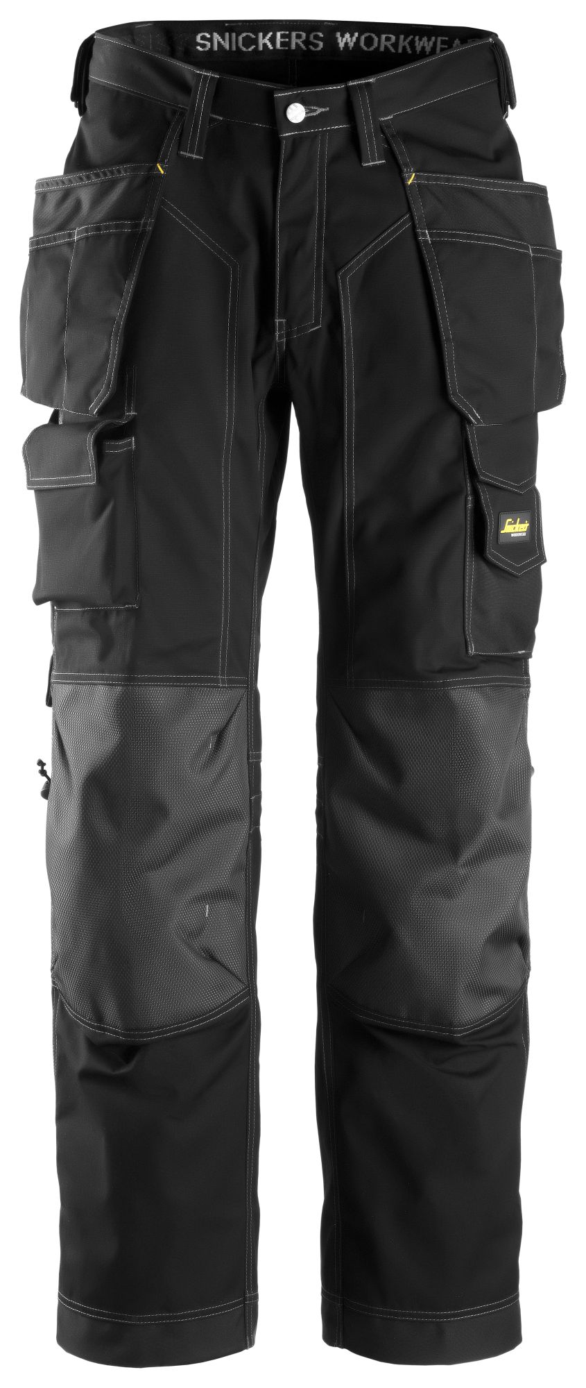 Snickers Workwear 32230404052 - 3223 Pantalón Solador Rip-Stop con bolsillos flotantes negro talla 52